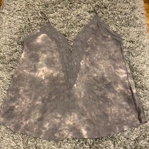 Criss Cross Lavender Tank Top